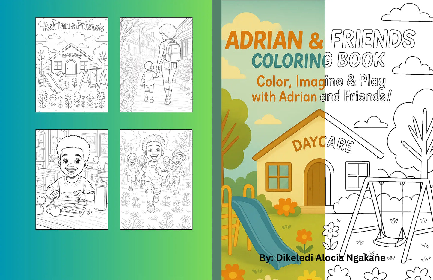 Adrian & Friends, Coloring book Adrian's Adventure Books