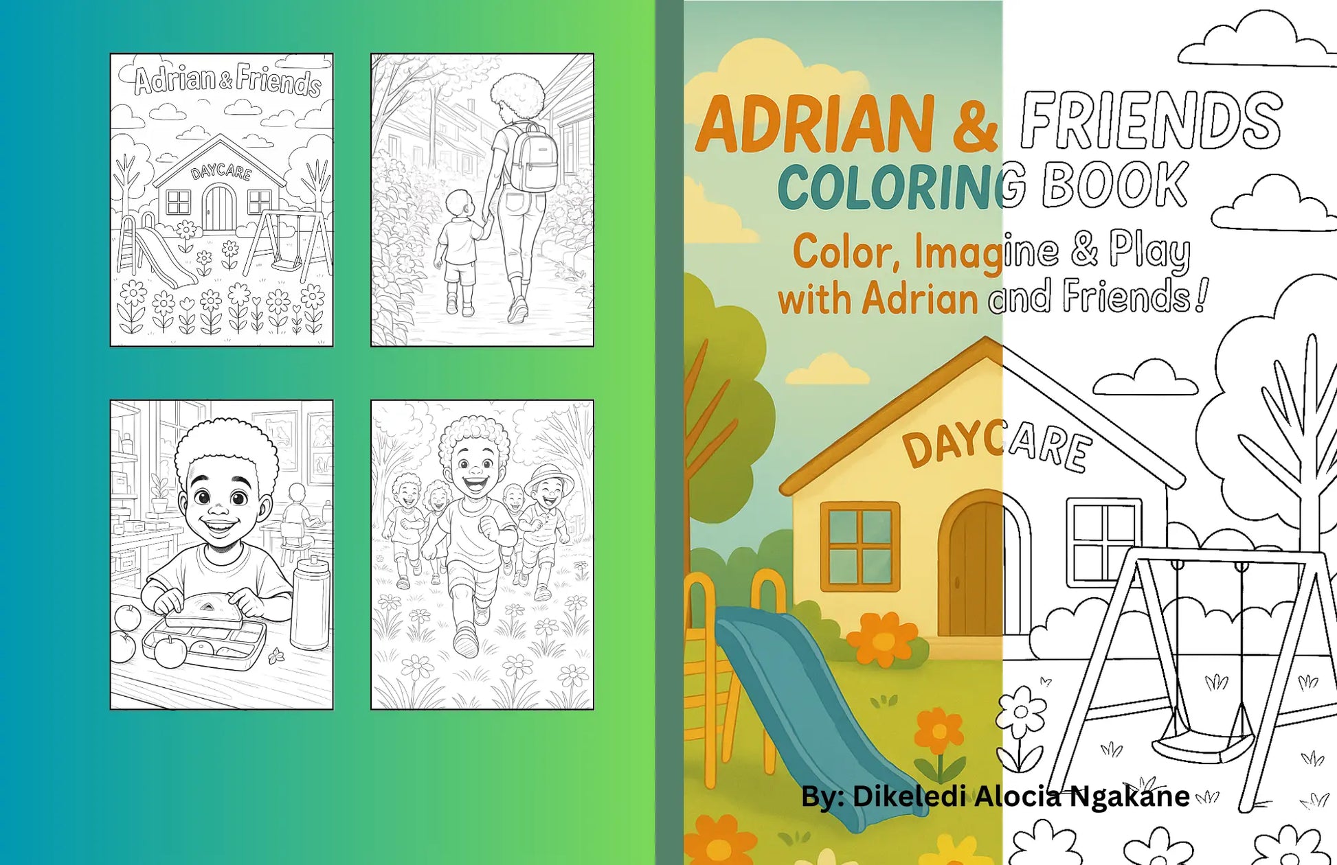 Adrian & Friends, Coloring book Adrian's Adventure Books